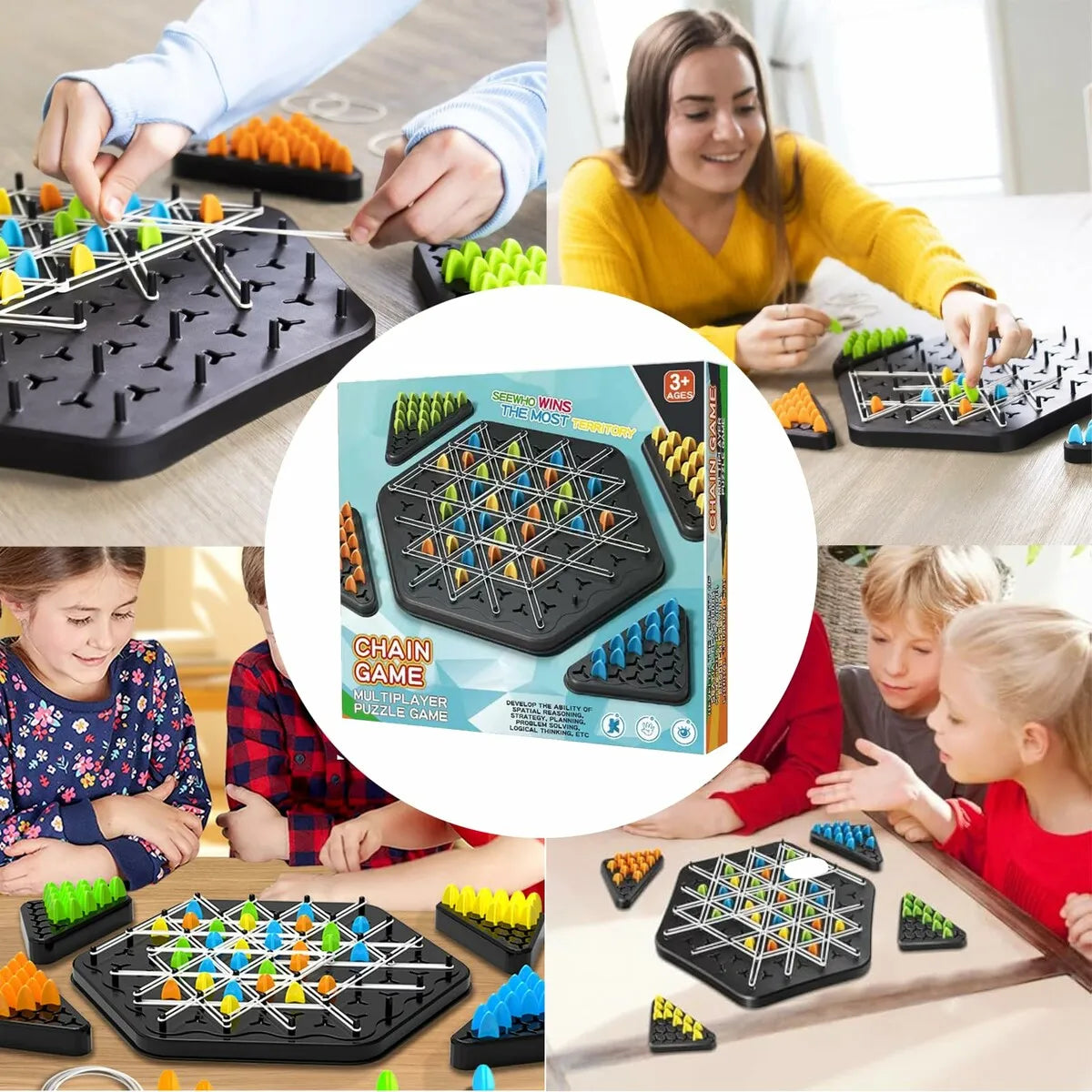 Chain Triangle Chess Triggle Game